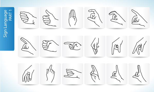 sign language symbols part 1