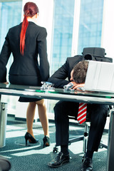 Business - Stress im Büro