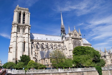 Fototapeta na wymiar Notre Dame Catedral.Paris, Francja