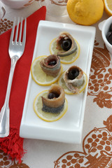 Aceitunas con arenque