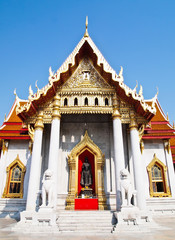 Obraz na płótnie Canvas Wat Benjamaborphit , Bangkok thailand (Vertical)