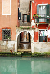 Plakat Włochy, rejon Wenecji szczegółowo Mori