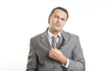 portrait of a cool elegant young man