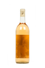 Bottle of Wine on a White Background
