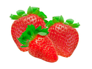 strawberry isolated on white background