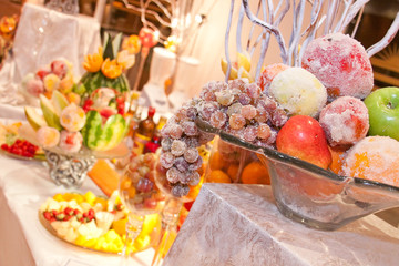 Fresh various fruits