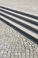 Treppe, Außenanlage, Pflasterarbeiten, Landschaftsbau