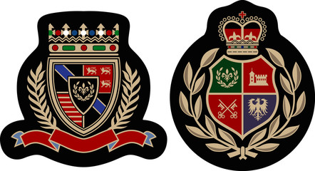 moda królewska odznaka zestaw - 33355847