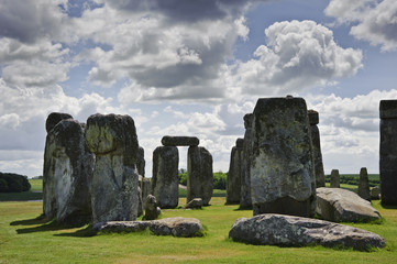 Stonehenge, a megalithic monument in England built around 3000BC
