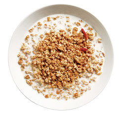 bowl of granola