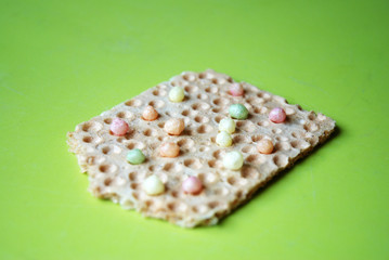 leichtes Vesperbrot mit Puffreis