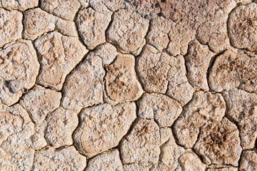 Dry cracked ground