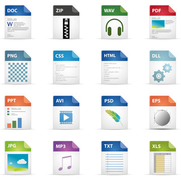 Filetyp Icons - DESIGN No. 1 -