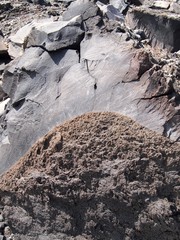 Auf der Vulkaninsel Nea Kameni