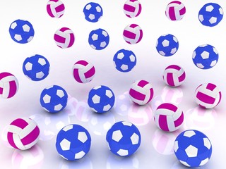 Children's colored balls