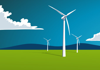 Windenergie, Illustration
