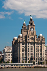 Obraz premium Liverpool Liver Building