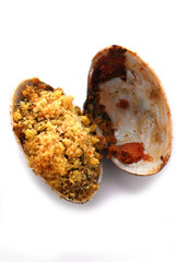 Almeja gratinadas