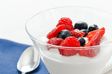 Berries and Yogurt