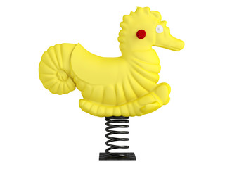 Seahorse spring toy