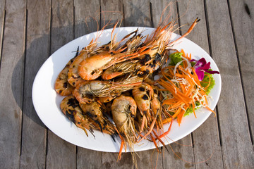 Boiled shrimp