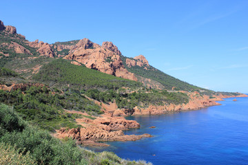 Naklejka premium Pointe du Cap Roux, France