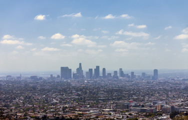 Los Angeles downtown, bird's eye view - 33379613