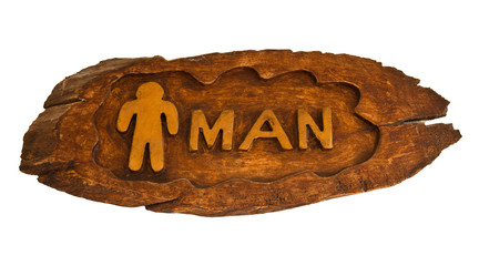 Toilet Sign man