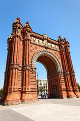 Fototapeta premium Arc de Triomf w Barcelonie, Hiszpania