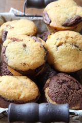 muffins au chocolat
