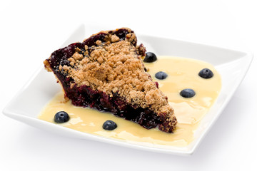 Blueberry Streusel Pie