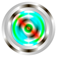 Button on white background.