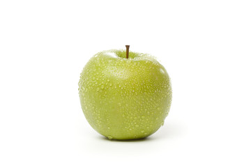 A granny smith apple