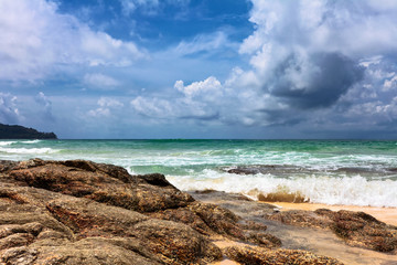 Exotic tropical beach.