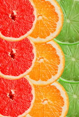 citrus slices background