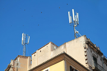 Sendemasten in Palma