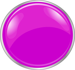 Pink Button 3D
