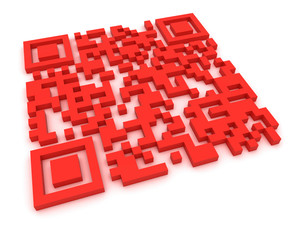 Red QR-code