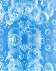 Rising air bubbles