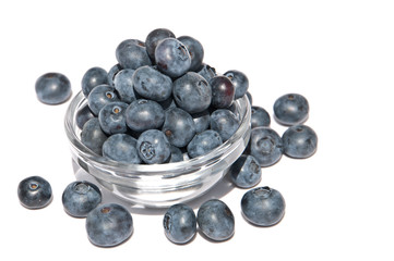 Blaubeeren in Schale