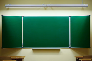 classic empty blackboard