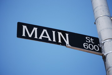 Fototapeta premium Main Street Sign