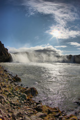 Island - Wasserfall - Godafoss