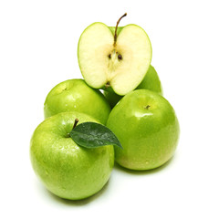 Green apple fruits