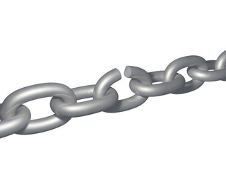 Obraz premium Kette reißt