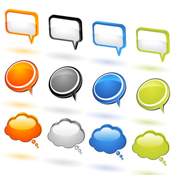 speech bubbles