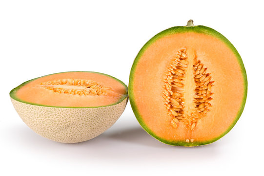 un melone mantovano a met&agrave;