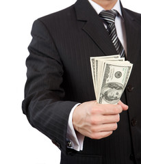 Money in hand