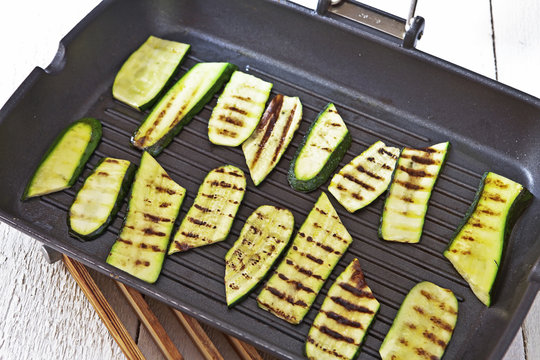 gegrillte Zucchini