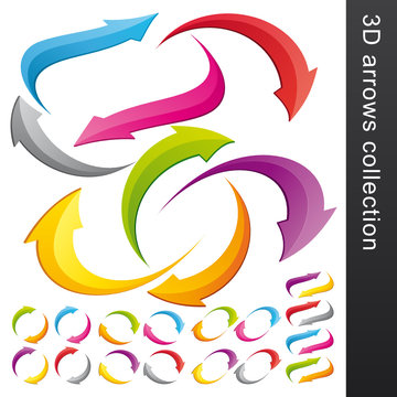 3D arrows collection